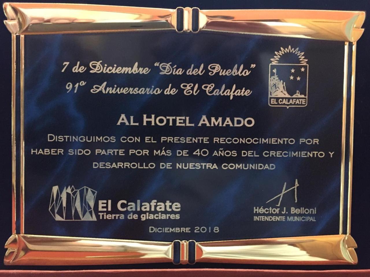 Hotel Amado Эль-Калафате Экстерьер фото